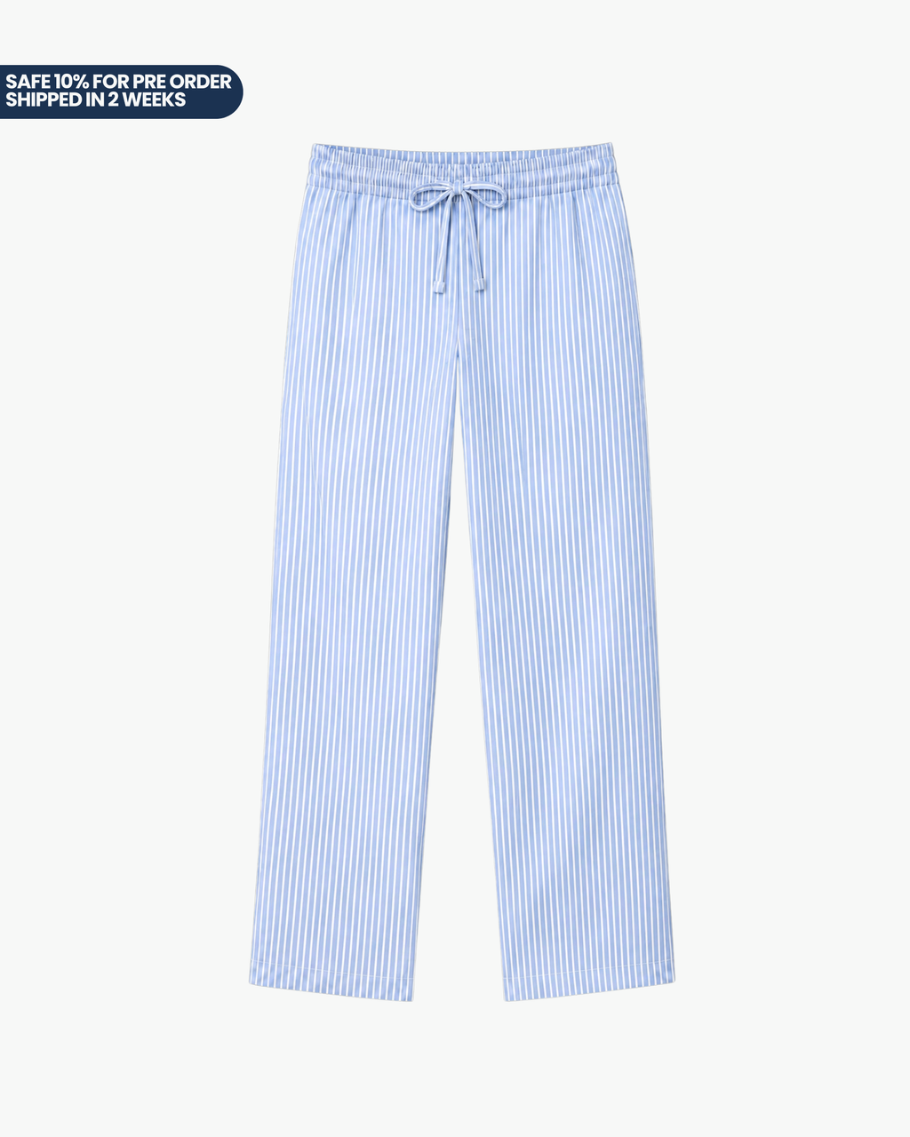 striped pants blue