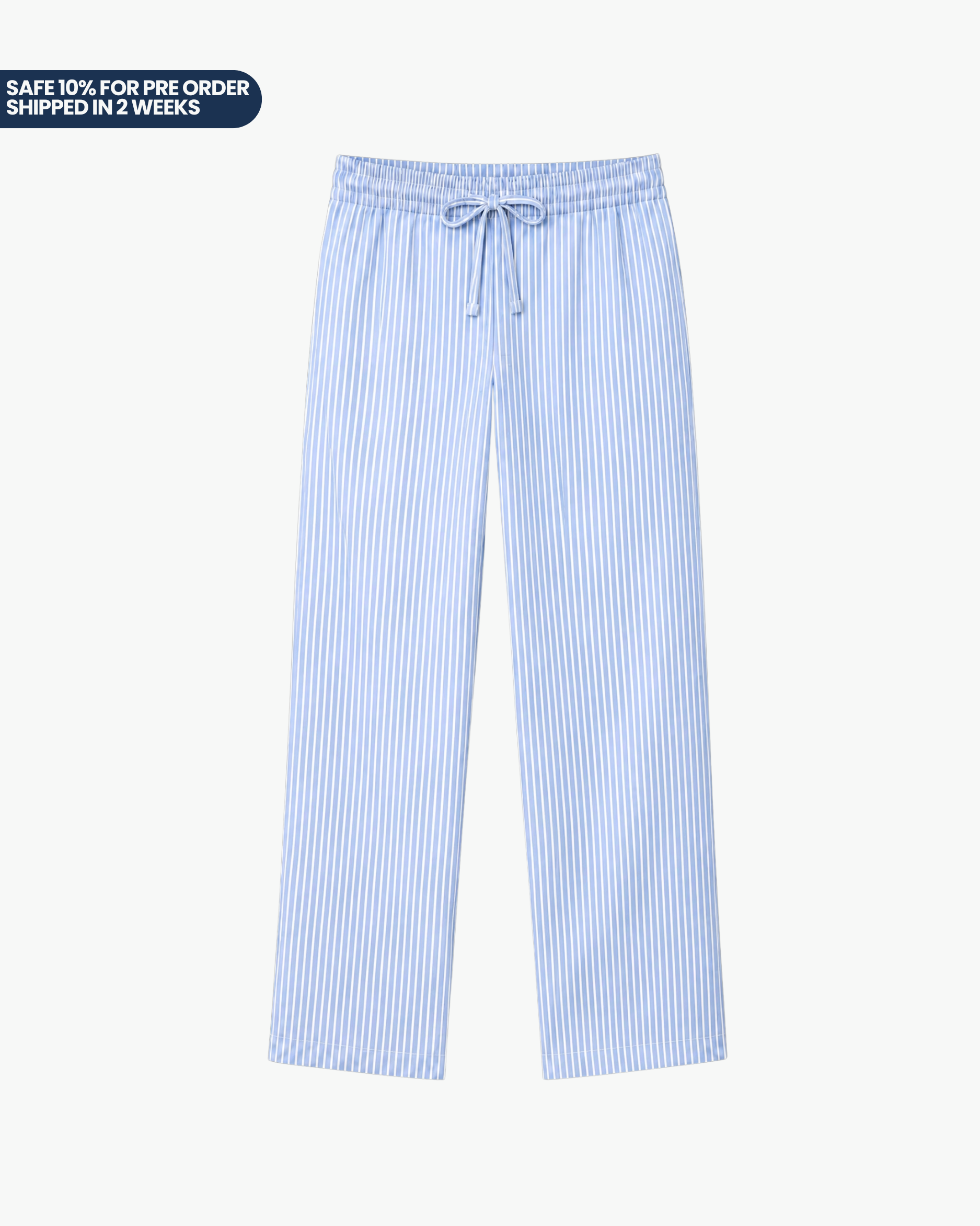 striped pants blue