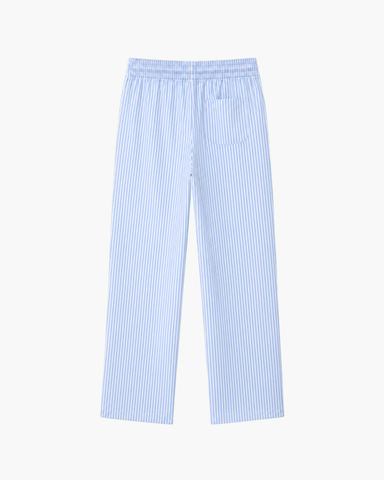 striped pants blue