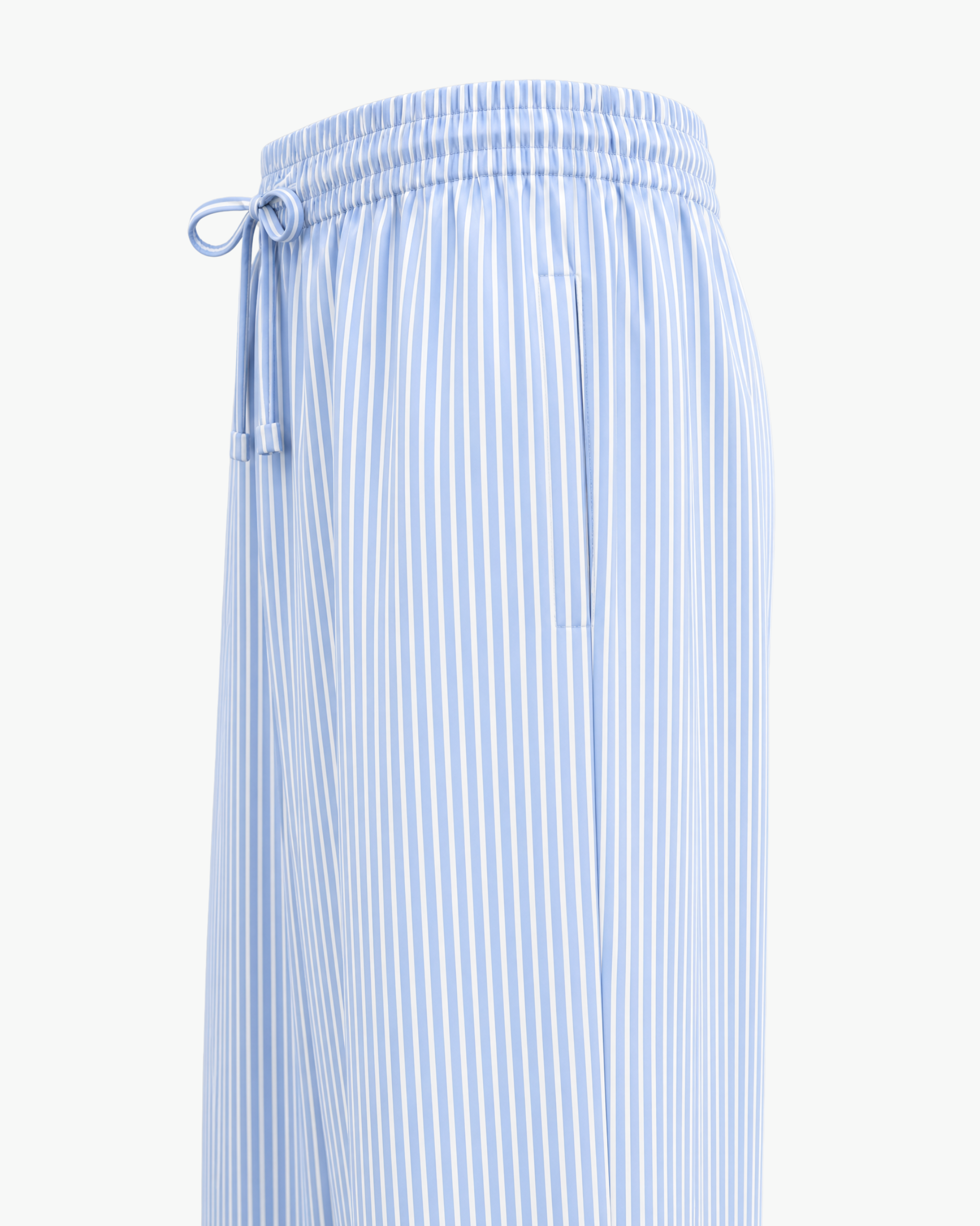 striped pants blue